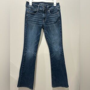 American Eagle Outfitters Dark Blue Flare Jeans